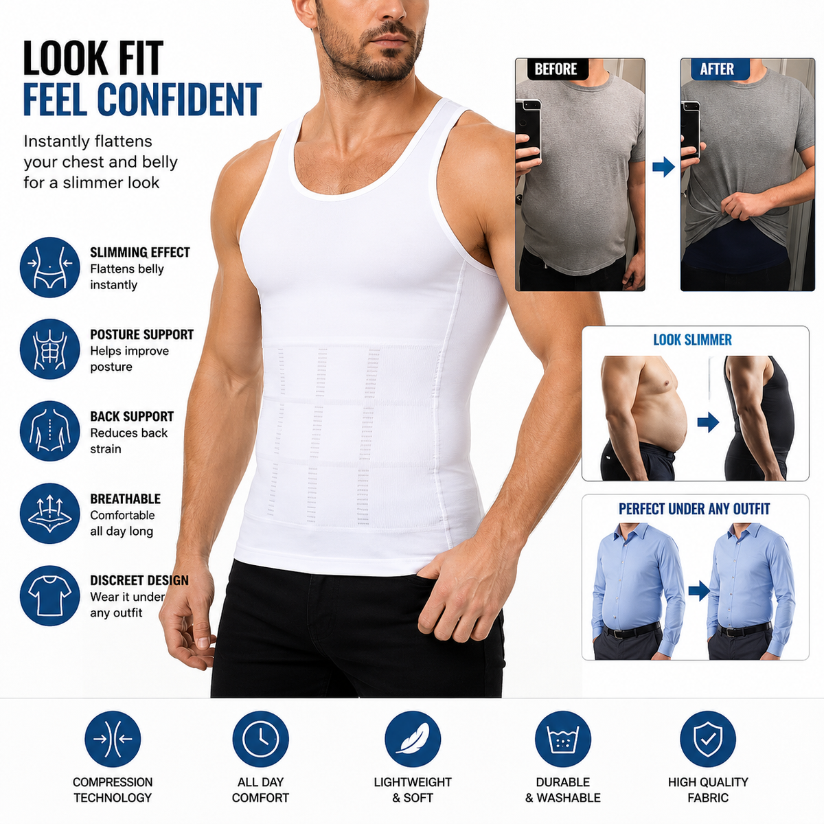 Men's Slimming Body Shaper