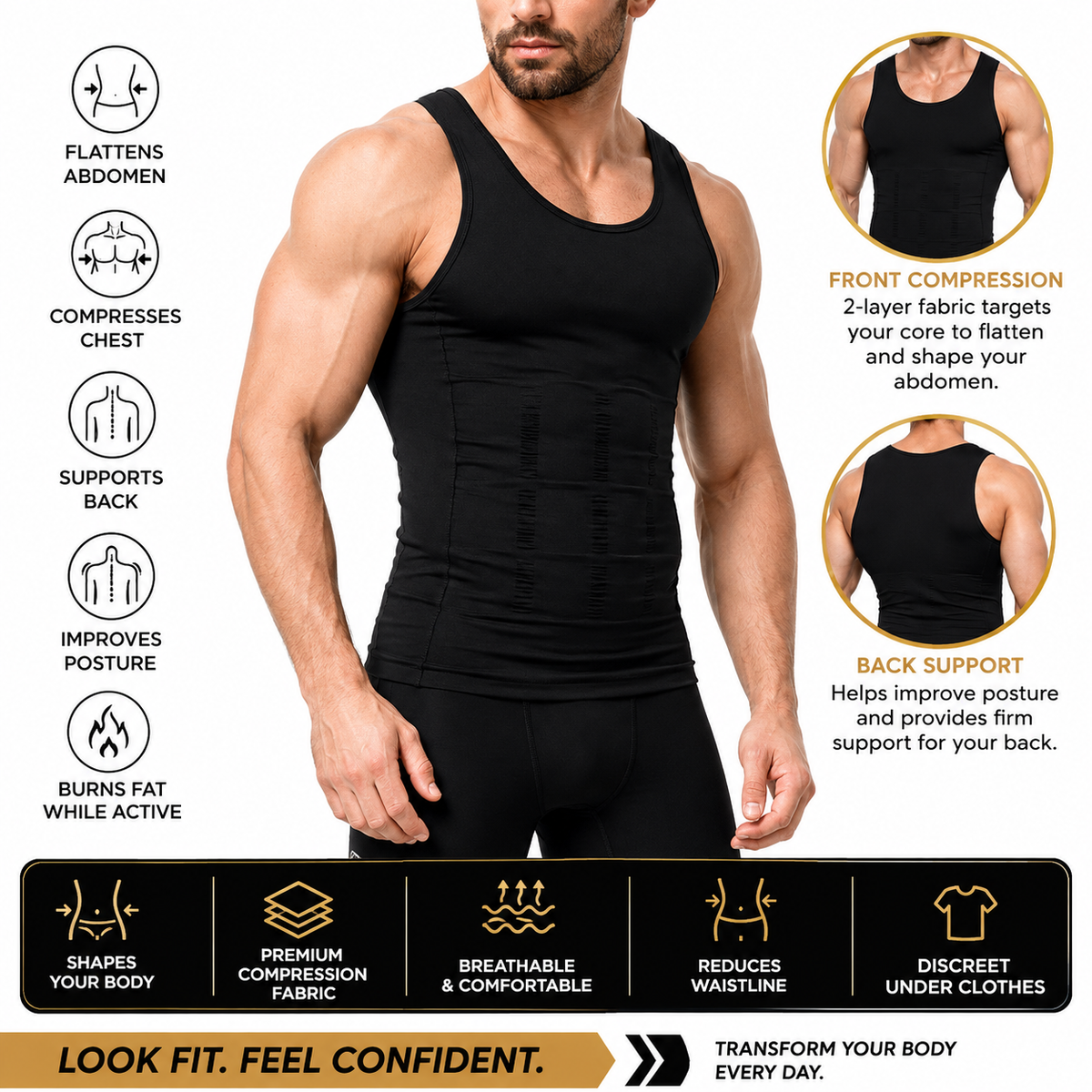 Men's Slimming Body Shaper